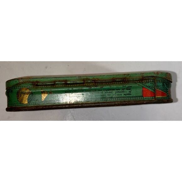 Vintage 1920s Lucky Strike Cigarette Tin Box R A Patterson Tobacco Co XX - Picture 11 of 16